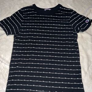Black champion tee